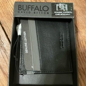 New mens leather wallet